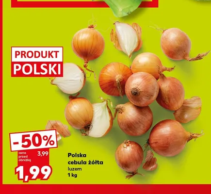 Cebula żółta polska promocja w Kaufland