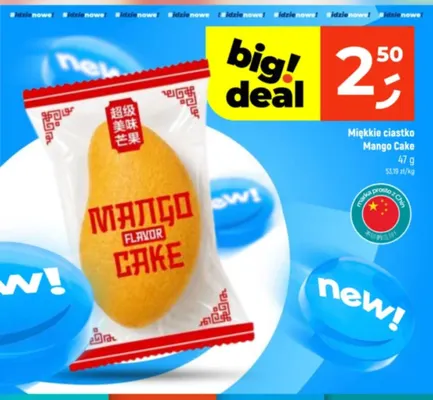 Miękkie ciastko Mango Cake promocja w Dealz