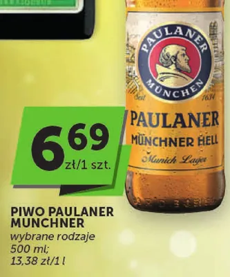 Piwo Munchner Hell promocja w Groszek