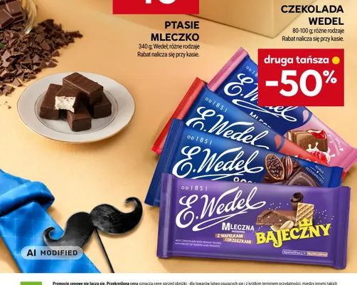 Czekolada E.Wedel promocja w Stokrotka