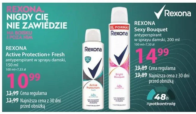 Antyperspirant w sprayu damski Sexy Bouquet promocja w Hebe