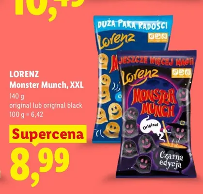 Monster Munch XXL original Lorenz promocja w Lidl