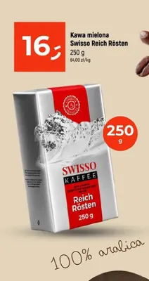 Kawa mielona Swisso Reich Rösten promocja w Dealz