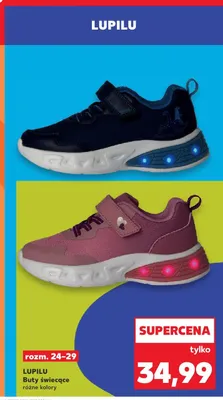 Buty dziecięce świecące Lupilu promocja w Kaufland