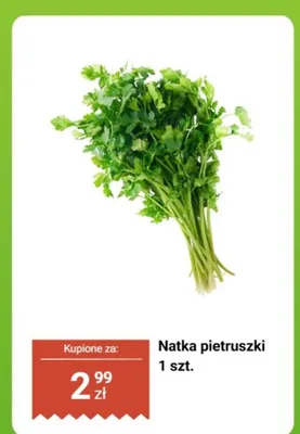 Natka pietruszki promocja w Biedronka