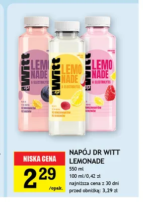 Napój Dr Witt Lemonade promocja w Gram Market
