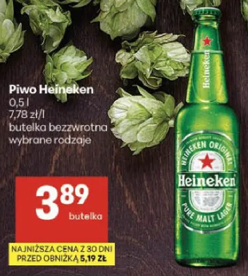 Piwo butelka bezwrotna wybrane rodzaje promocja w Delikatesy Centrum