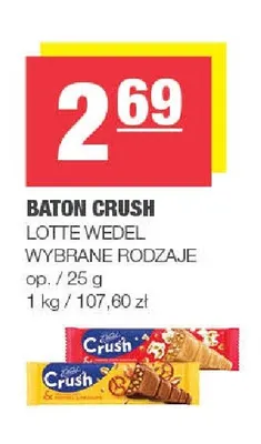 Baton E.Wedel Crush promocja w SPAR