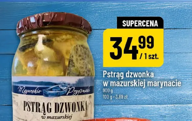 Pstrąg dzwonka w mazurskiej marynacie Mazurskie Przysmaki promocja w POLOmarket