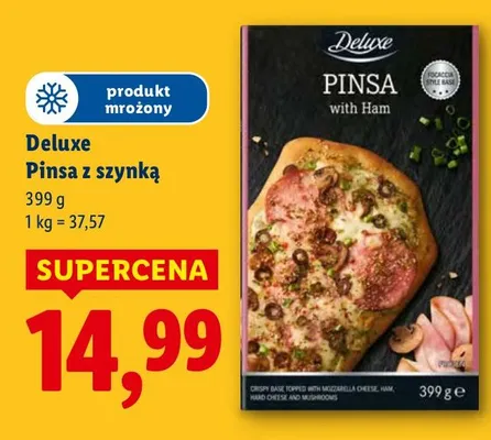 Pinsa z szynką Deluxe promocja w Lidl