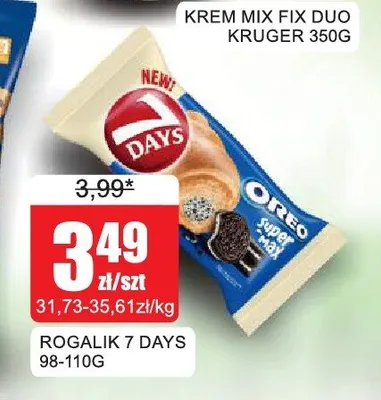 Rogalik 7 Days Super Max z nadzieniem kakaowym promocja w Bingo
