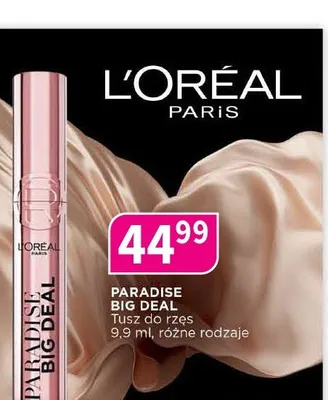 Tusz do rzęs L'Oréal Paris Paradise Big Deal promocja w Drogerie Polskie
