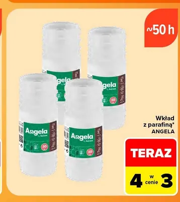 Wkład z parafiną Angela promocja w Carrefour