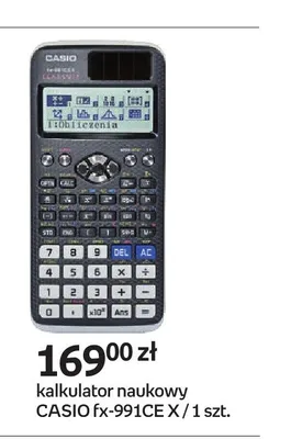 Kalkulator naukowy CASIO fx-991CE X promocja w Empik