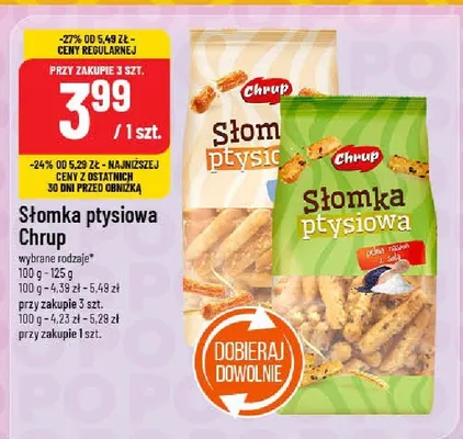 Słomka pływsiowa promocja w POLOmarket
