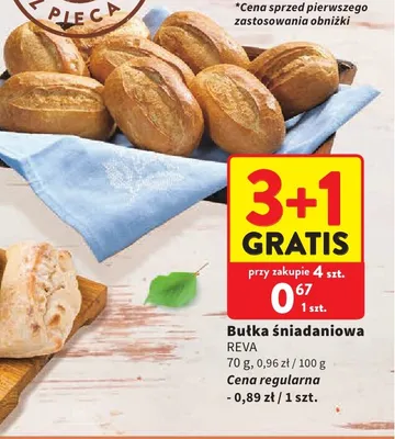 Bułka śniadaniowa Reva promocja w Intermarche