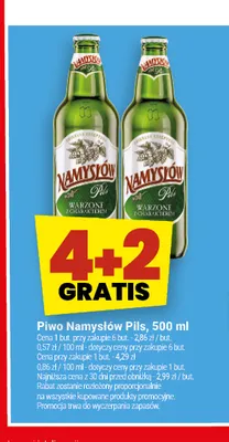 Piwo Namysłów Pils promocja w Twój Market