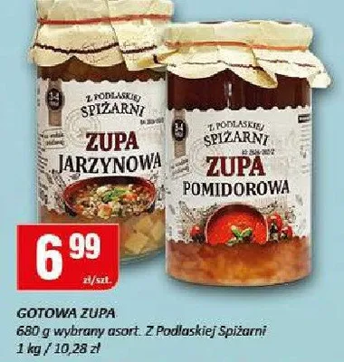 Gotowa zupa pomidorowa promocja w Chorten