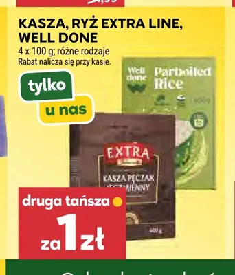 Kasza pęczak jęczmienny Extra Line promocja w Stokrotka