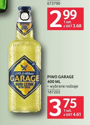 Piwo Garage promocja w Selgros