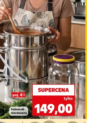 Garnek nierdzewny 12 l promocja w Kaufland