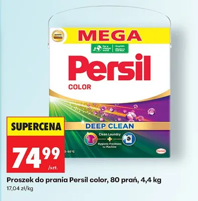 Proszek do prania color deep clean promocja w Biedronka