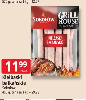 Kiełbaski bałkańskie Sokołów promocja w Leclerc
