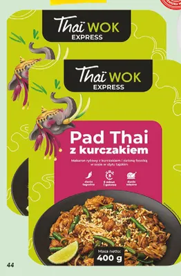 Pad Thai z kurczakiem Thai Wok promocja w Dino