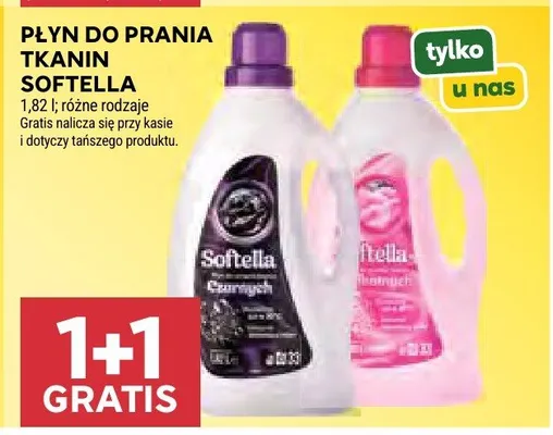 Płyn do prania tkanin Softella promocja w Stokrotka