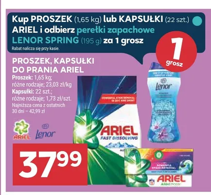 Kapsułki do prania Ariel promocja w Stokrotka