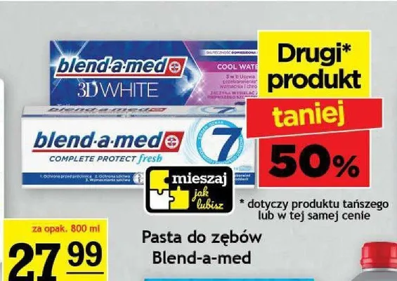 Pasta do zębów Blend-a-med Complete Protect Fresh promocja w Gram Market