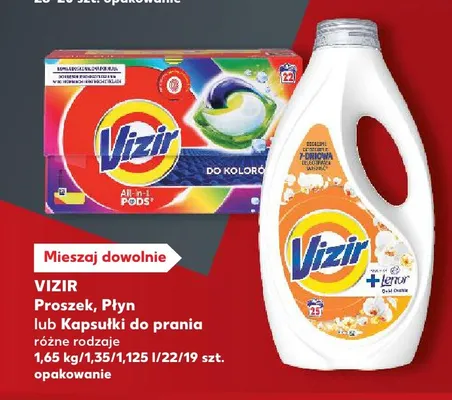 Kapsułki do prania Vizir promocja w Kaufland