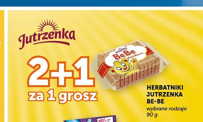 Herbatniki Jutrzenka Be-Be Petit Beurre promocja w Groszek