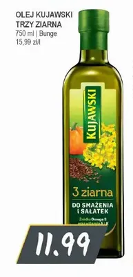 Olej rzepakowy Kujawski Trzy Ziarna promocja w Słoneczko