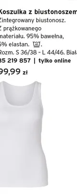 Koszulka z biustonoszem promocja w Tchibo
