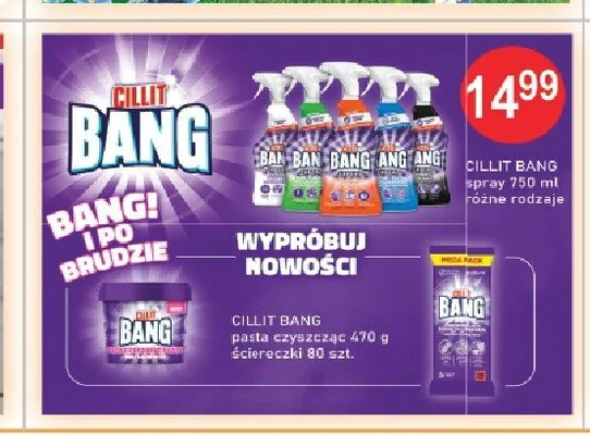 Pasta czyszcząca CILLIT BANG 470g promocja w Drogerie Laboo