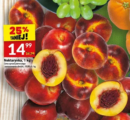 Nektarynka, 1 kg promocja w Twój Market