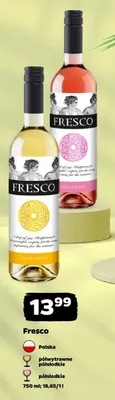 Wino białe Fresco promocja w Netto