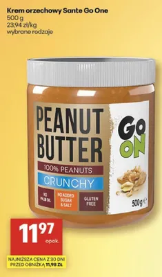 Krem orzechowy crunchy wybrane rodzaje promocja w Delikatesy Centrum