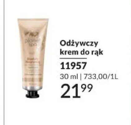 Odżywczy krem do rąk Avon Planet Spa Blissfully Nourishing promocja w AVON