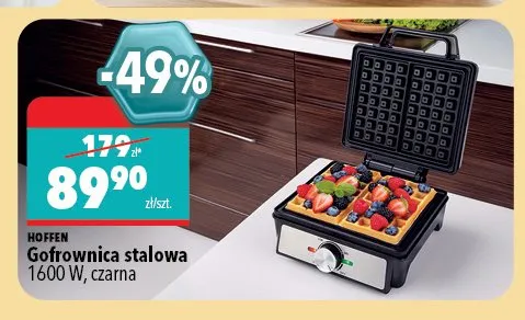 Gofrownica stalowa Hoffen promocja w Biedronka Home