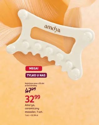 Masażer ceramiczny Amo'ya promocja w Rossmann