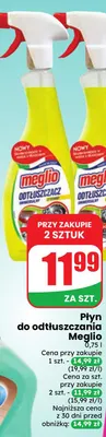 Płyn do odtłuszczania Meglio cytrynowy promocja w Dino