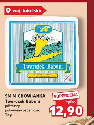 Twarożek Babuni półtłusty SM Michowianka promocja w Kaufland