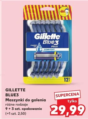 Maszynki do golenia Blue3 promocja w Kaufland