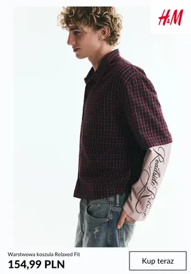 Koszula warstwowa Relaxed Fit H&M promocja w H&M