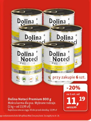 Mokra karma dla psa Dolina Noteci Premium promocja w MAXI ZOO
