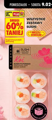 Wszystkie zestawy sushi promocja w Biedronka