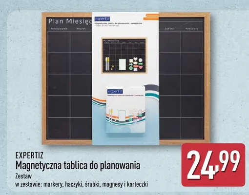 Tablica magnetyczna do planowania EXPERTIZ promocja w Aldi
