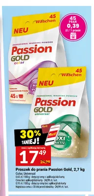Proszek do prania Passion Gold Color promocja w Twój Market